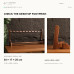 HARVREN Ten-Position Pipe Display Stand — Black Walnut